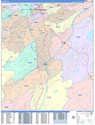 Hoover Wall Map Color Cast Style 2026