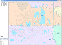 Loveland Wall Map Color Cast Style 2026