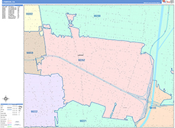 Lynwood Wall Map Color Cast Style 2026