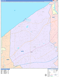 Mentor Wall Map Color Cast Style 2026