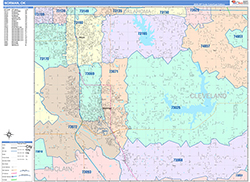 Norman Wall Map Color Cast Style 2026
