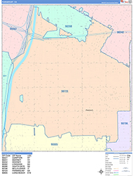 Paramount Wall Map Color Cast Style 2026