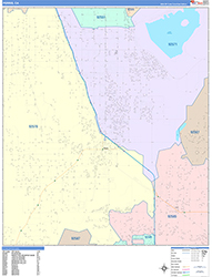 Perris Wall Map Color Cast Style 2026