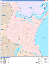 Revere Wall Map Color Cast Style 2026