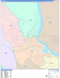 Richland Wall Map Color Cast Style 2026