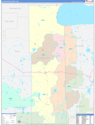 Clearwater County, MN Zip Code Map
