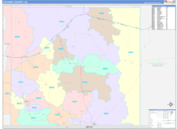 Cochise County, AZ Zip Code Map