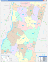 Columbia County, NY Zip Code Map