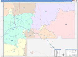 Mckinley Color Cast<br>Wall Map