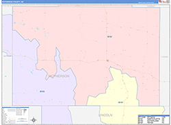 Mcpherson Color Cast<br>Wall Map