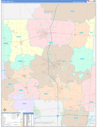Miami County, OH Zip Code Map