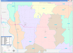 Mills County, IA Zip Code Map