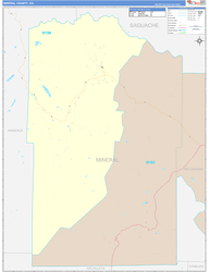 Mineral County, CO Zip Code Map
