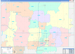 Minnehaha County, SD Zip Code Map