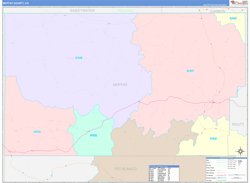 Moffat County, CO Zip Code Map