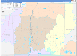 Otsego County, MI Zip Code Map