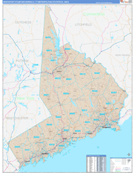 Norwalk Ct Zip Code Map Bridgeport-Stamford-Norwalk Metro Area, Ct Zip Code Maps - Red Line