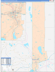 Reno Color Cast<br>Wall Map