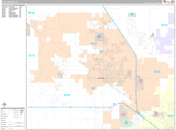 Casa Grande Az Zip Code Map Casa Grande Arizona Zip Code Maps (Basic Style)