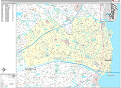 Alexandria Wall Map Premium Style 2026