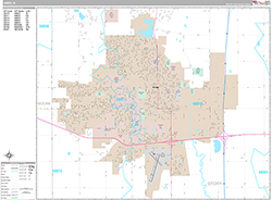 Ames Wall Map Premium Style 2026