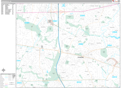 Annandale Wall Map Premium Style 2025