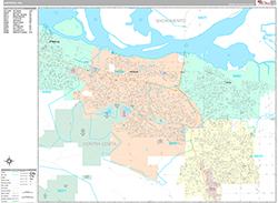 Antioch Wall Map Premium Style 2026
