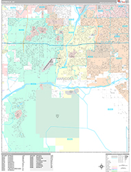 Avondale Wall Map Premium Style 2026