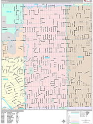 Berwyn Wall Map Premium Style 2026