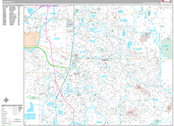 Brandon Wall Map Premium Style 2026