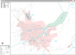 Chico Wall Map Premium Style 2026