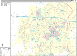 Columbia Wall Map Premium Style 2026