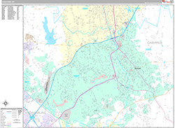 Concord Wall Map Premium Style 2026