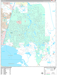Deltona Wall Map Premium Style 2026