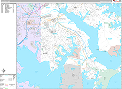 Dundalk Wall Map Premium Style 2026