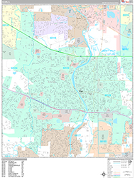 Elgin Wall Map Premium Style 2026