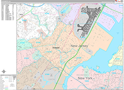 Elizabeth Wall Map Premium Style 2026