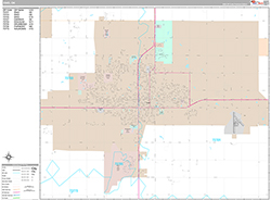 Enid Wall Map Premium Style 2026