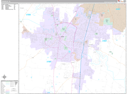 Franklin Wall Map Premium Style 2025