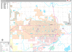 Greeley Wall Map Premium Style 2026
