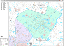Haverhill Wall Map Premium Style 2026