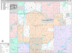 Hawthorne Wall Map Premium Style 2026