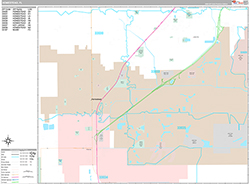 Homestead Wall Map Premium Style 2026