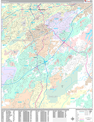 Hoover Wall Map Premium Style 2026