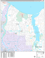 Irondequoit Wall Map Premium Style 2026