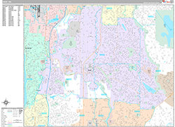 Kent Wall Map Premium Style 2026