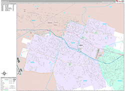Killeen Wall Map Premium Style 2026