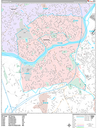 Lawrence Wall Map Premium Style 2026