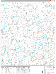 Levittown Wall Map Premium Style 2026