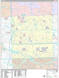 Livonia Wall Map Premium Style 2026